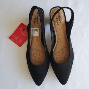 NWT Dexflex Comfort Stevie Slingback Black